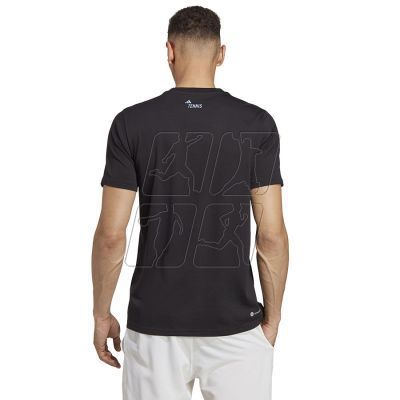 3. T-shirt adidas Tennis AO Graphic Tee M HT5220