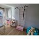 23. GYMNASTIC WOODEN AND METAL WALL BAR WITH METAL BAR AND ACCESSORIES FOR CHILDREN BENCHK 721W A076