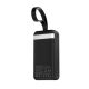 4. Wozinsky W8-W 30000 mAh 30W Powerbank 2x USB-A and USB-C with Flashlight - Black