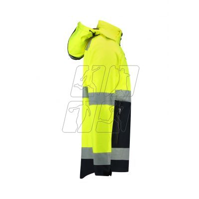 Rimeck Bi-color EN ISO 20471 Softshell Jacket M MLI-T5297 fluorescent yellow