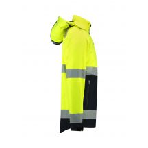 Rimeck Bi-color EN ISO 20471 Softshell Jacket M MLI-T5297 fluorescent yellow