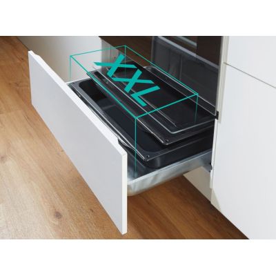 8. GORENJE GECS6B70CLI Retro electric cooker 60 cm | ExtraSteam | AirFry | FrozenBake | cream