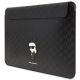2. Karl Lagerfeld Saffiano Monogram Ikonik case for a 16" laptop - black