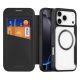 2. Dux Ducis Skin X Pro Case for iPhone 17 Pro Max with Wallet, MagSafe Compatible - Black