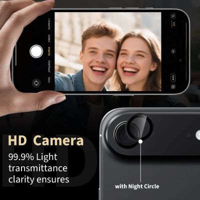 3. Tech-Protect Camring Fit+ Camera Cover for iPhone 17 Air - Clear