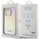 8. Guess Saffiano Iridescent Script case for iPhone 14 Pro - gold
