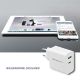 3. QOLTEC WALL CHARGER 45W | 5-20V | 2.4-3A | USB TYPE C PD | USB | WHITE