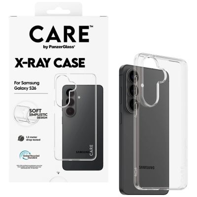 4. CARE by PanzerGlass X-Ray Case for Samsung Galaxy S26 - Transparent