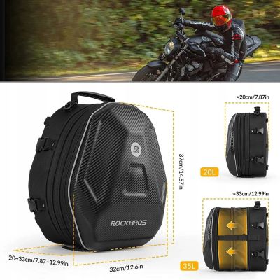 8. Rockbros 30140026001 motorcycle tank bag 35 l - black