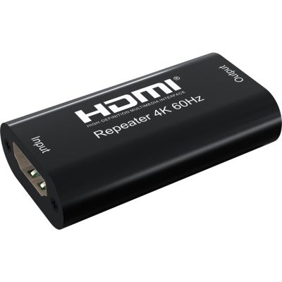 Techly IDATA HDMI2-RIP4KT AV Extender AV Amplifier Black