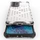 9. Honeycomb case armored cover with a gel frame for Samsung Galaxy A73 transparent