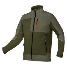 OUTDOOR softshell sweatshirt, green, size XXXL
