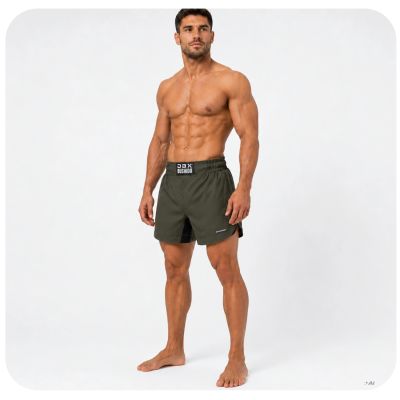 2. Shorty MMA Shorts ARMY GREEN COMBATWEAR V1 | DBX Bushido