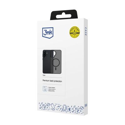 6. 3mk Smoke MagCase for Samsung Galaxy A37 - Gray-Translucent