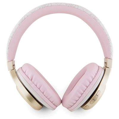 3. Guess Bluetooth on-ear headphones GUBH604GEMP pink/pink 4G Script