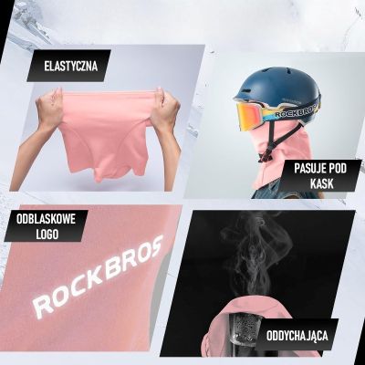 3. Rockbros insulated balaclava LF7345 pink