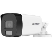 Hikvision DS-2CE17D0T-LFS(2.8mm) 2 MP Bullet Camera with Intelligent Hybrid Lighting and Audio, Fixed Focus