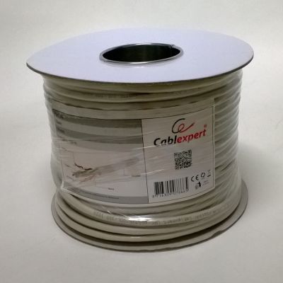 Network cable GEMBIRD UPC-6004SE-SOL/100 (UTP; 100m; cat. 6; gray)