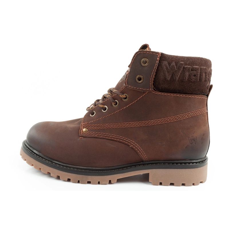 2. Wrangler Arch men's boots, Chelsea boots, elegant leather, dark brown