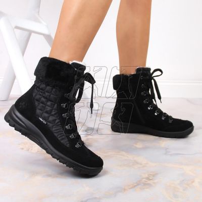 3. Waterproof leather snow boots Rieker W RKR561