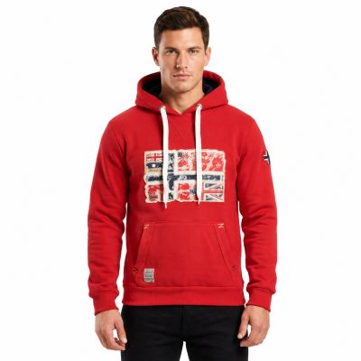5. Geographical Norway GPEPE 2 MEN 100 EO BS2 Men's Sweatshirt (WT1874H/GN-RED)