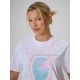 3. Women's printed T-shirt 4F 4FRSS26TTSHF4536-10S