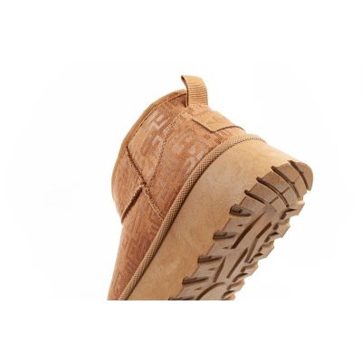 7. Lee Cooper women's winter snow boots, fashionable fur lined ankle boots, brown