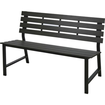 STEEL GARDEN BENCH 115X55X85CM