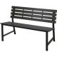 STEEL GARDEN BENCH 115X55X85CM