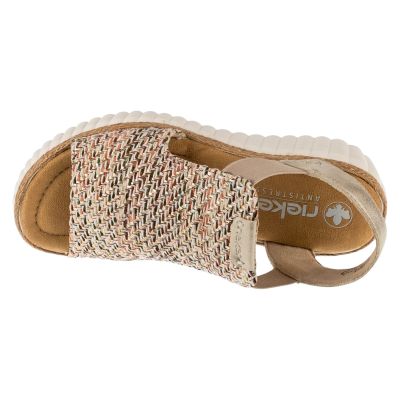 3. Rieker Sandals 69172-60 Beige 36