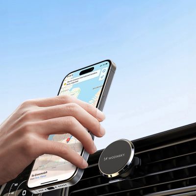 12. Wozinsky WUMKO Magnetic Phone Holder for Car Air Vent - Black