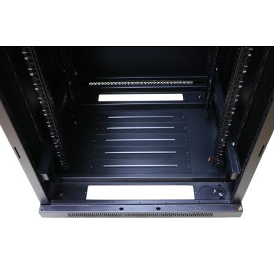 7. Extralink Rack Cabinet 22U 600x800 Black Floor Standing