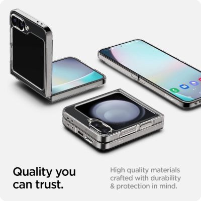 18. Spigen Airskin Case for Samsung Galaxy Z Flip 6 - Clear