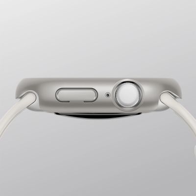 10. AmazingThing Minimal Protective Case for Apple Watch Series 11 46mm - Silver