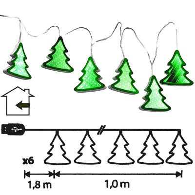 5. LAMPS WIRES GARLAND LED CHRISTMAS TREES USB