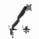 GEMBIRD ADJUSTABLE DESK MONITOR ARM/HOLDER WITH USB PORTS (ADJUSTABLE), FROM 17" TO 32", LOAD UP TO 9KG