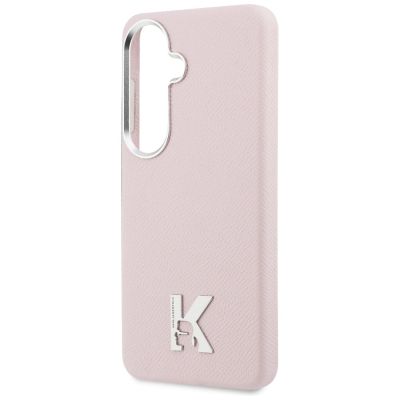 6. Karl Lagerfeld K Metal Logo MagSafe Case for Samsung Galaxy S26 - Pink
