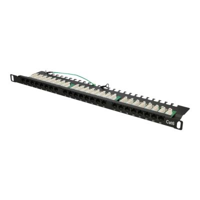 18. Patch panel Extralink EX.9663 (0.5U; cat. 6; 24xRJ-45)