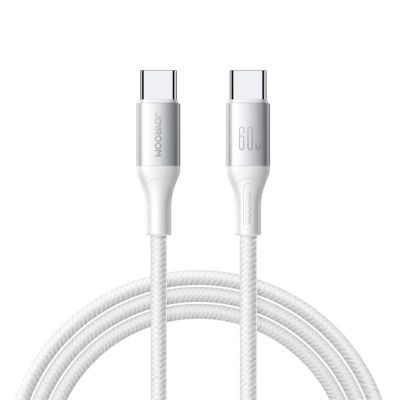 Joyroom S-A28 Flash Series 60W USB-C - USB-C Cable 2m - White