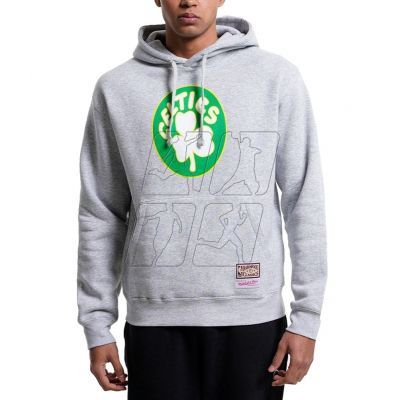 Mitchell &amp; Ness Team Logo Hoody Boston Celtics M HDSSINTL1050-BCEGREY