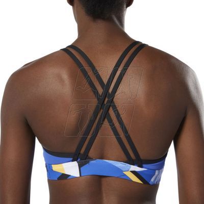 6. Reebok Hero Strappy Padded Bra VortaStripe W DU4097