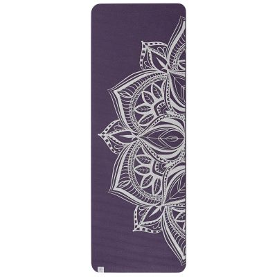 6. Gaiam Aubergine Medallion yoga mat 6 mm 63844