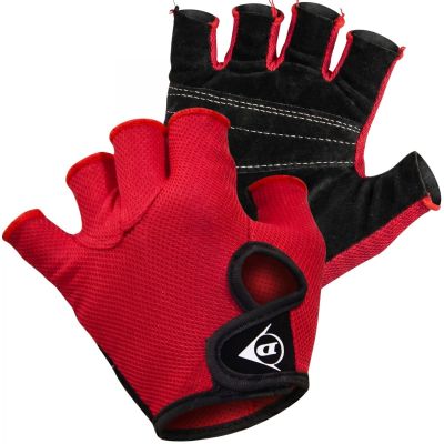 13. DUNLOP RS SENIOR RED CYCLING GLOVES
