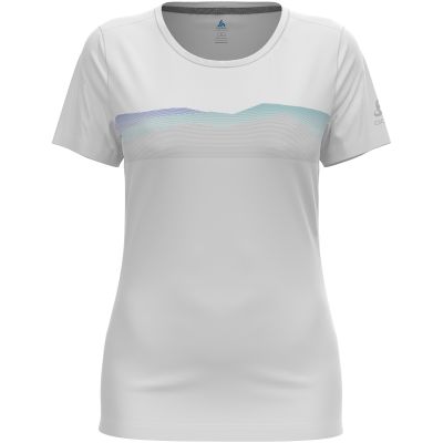 Women's short-sleeve ODLO F-Dry Ridgeline T-Shirt Crew Neck s/s, white