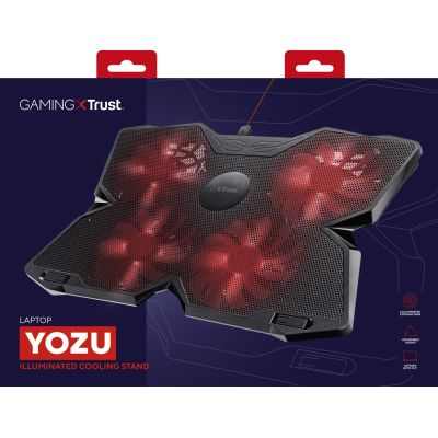 6. TRUST GXT 278 Yozu 20817 Cooling Pad (17.x inch; 4 fans)