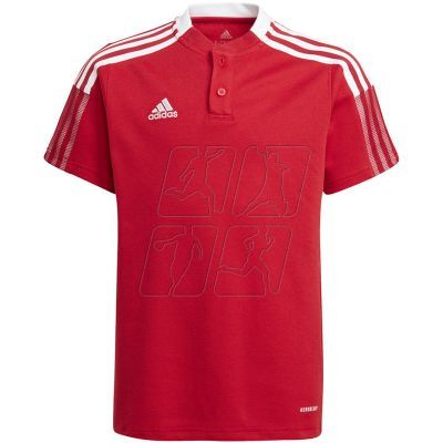 2. T-shirt adidas Tiro 21 Polo Jr. GM7346