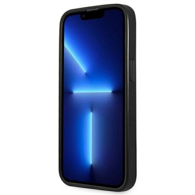 5. Guess Saffiano Triangle Logo case for iPhone 13 Pro / 13 6.1" - silver