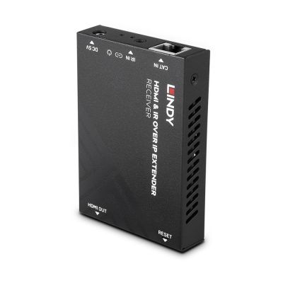 Lindy HDMI and IR over IP Extender - Receiver, 1920 x 1080 pixels, AV Receiver, 150 m, Wired, HDCP
