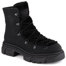 Platform boots with fur Big Star W INT1926A black