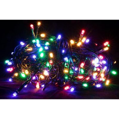 19. CHRISTMAS TREE LIGHTS STRING LIGHT 120 LED TIMER MULTICOLOR
